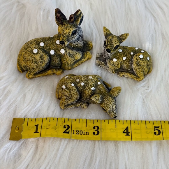 Charming Woodland Deer Figurines Set - Brown - Picture 5 of 5